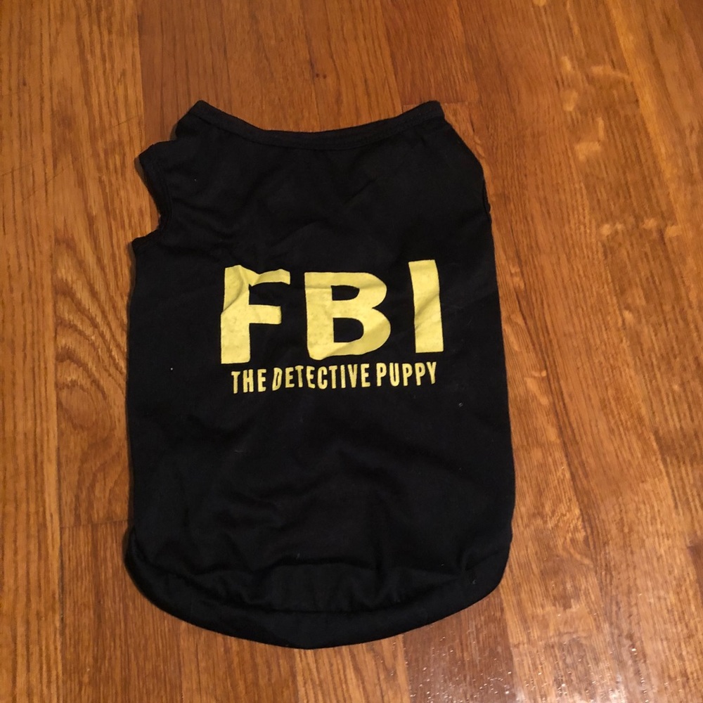 FBI Dog Shirt - cute Halloween costume!